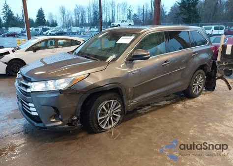 2017 Toyota Highlander Hybrid Xle из США, поврежденный, VIN 5TDJGRFH5HS030248